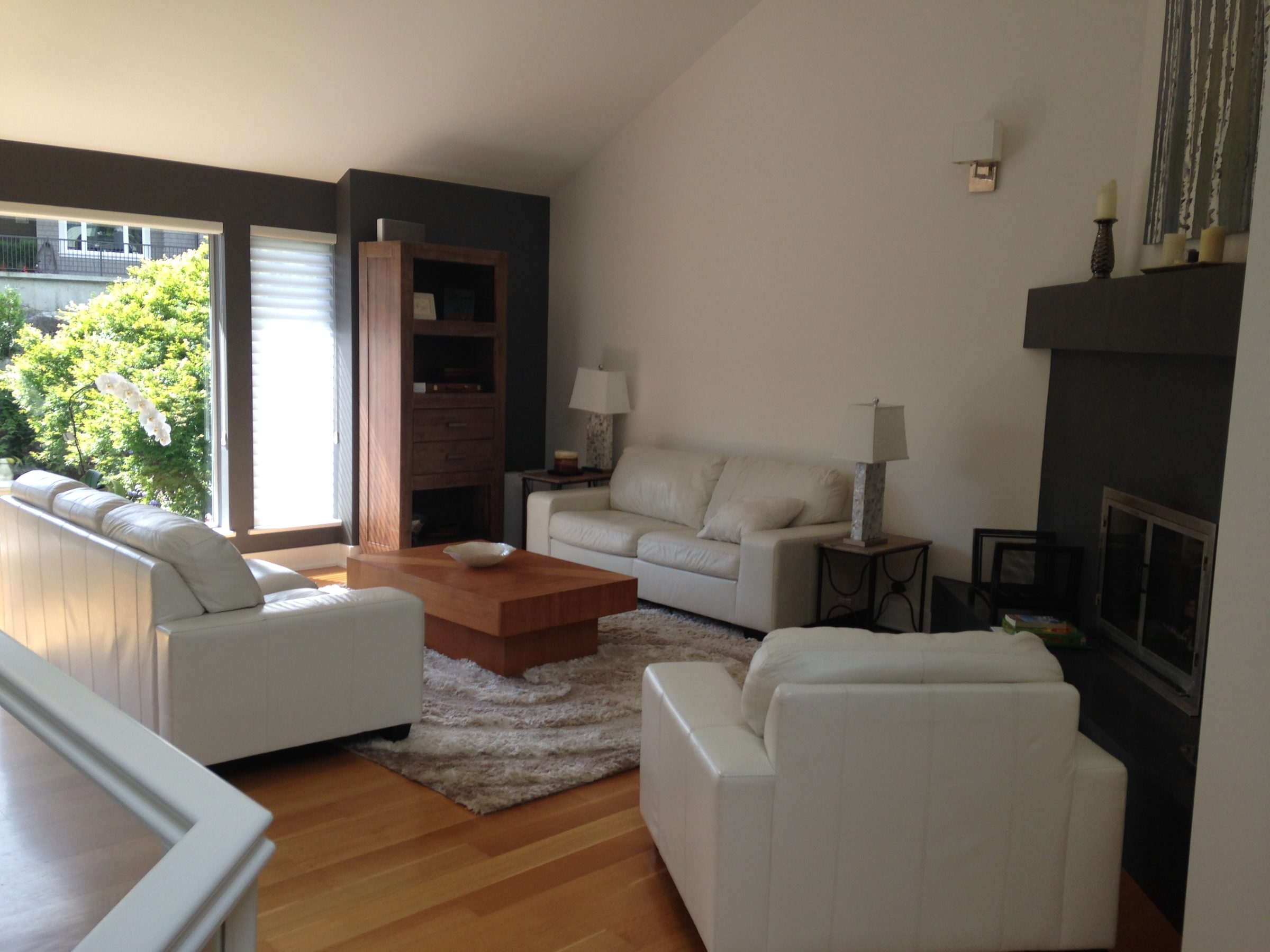 Brookside residence — living room before